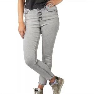 Indigo Rein Juniors' High-Rise Button-Fly Skinny Ankle Jeans